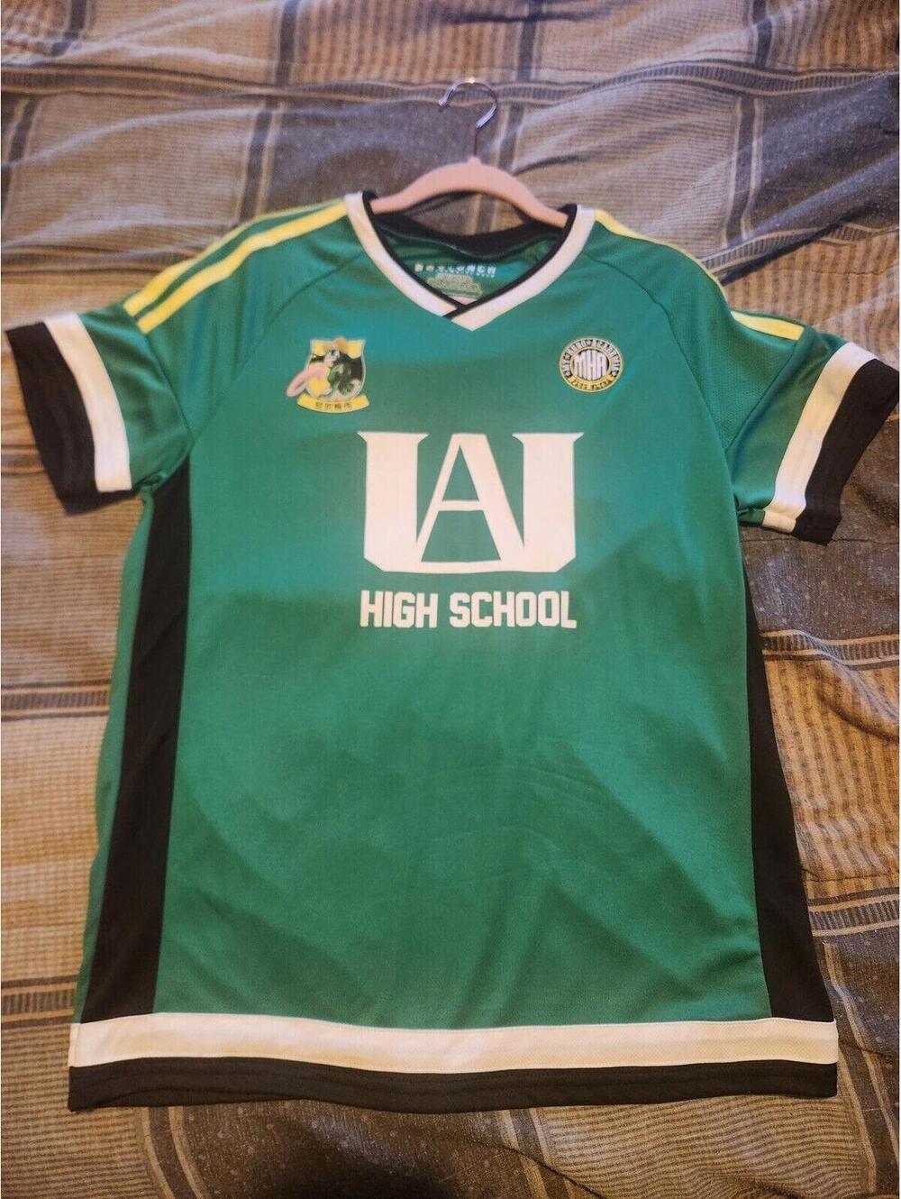 BoxLunch My Hero Academia U.A. Asui Anime Soccer Jersey Size M